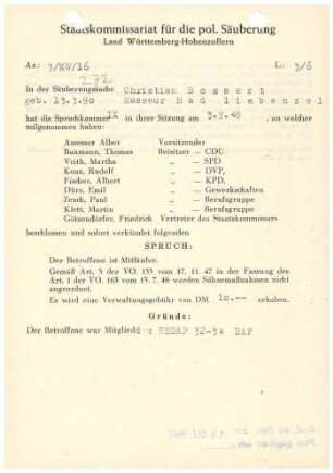 Bossert, Christian