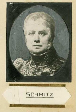 Schmitz, elsässischer General in Uniform, Brustbild
