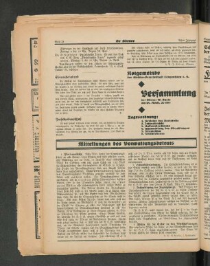 Notgemeinde der Siedler-Gemeinschaft Langenhorn e.V. Versammlung