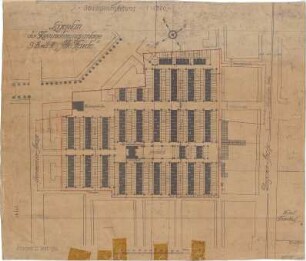 Fischer, Theodor; München, Alte Heide; Wohnanlage "Alte Heide" - Lageplan