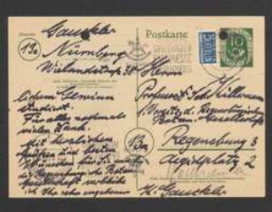 Brief von Konrad Gauckler an Sebastian Killermann