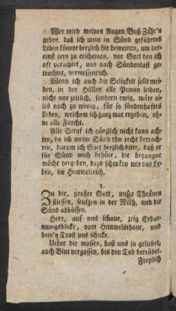 Zu dir, großer Gott, unsre Thränen fliessen