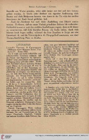 Literatur / [Notizen] / Kunstmarkt