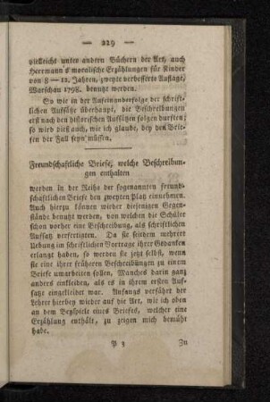 Freundschaftliche Briefe, welche Beschreibungen enthalten