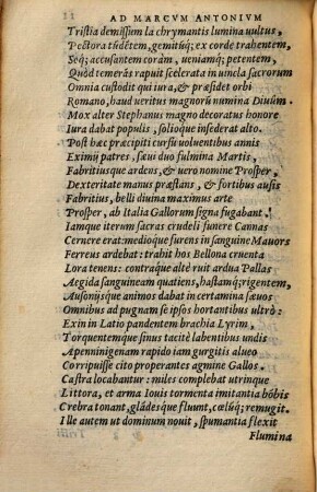 Antonii Sebastiani Mintvrni, Poemata : Ad Illustriss. Principem M. Antonivm Colvmnam