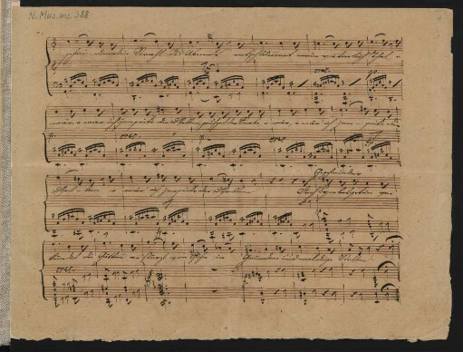 Atys. Fragmente; V, pf; a-Moll; D 585