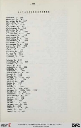 Autorenregister