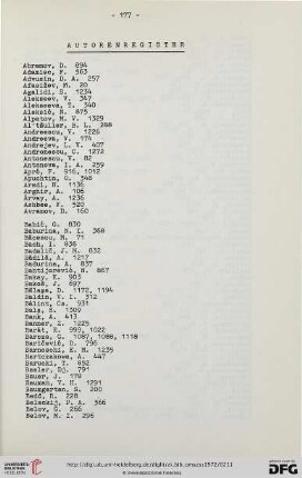 Autorenregister