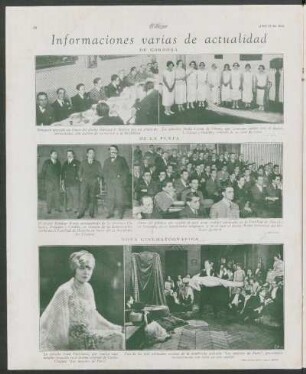 Informaciones varias de actualidad