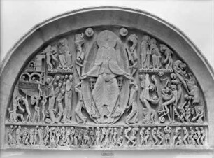Gipsabguss des Jüngsten Gerichts von Saint-Lazare