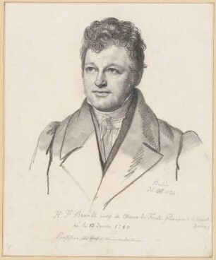 Bildnis Brandt, Heinrich Franz (1789-1845), Medailleur