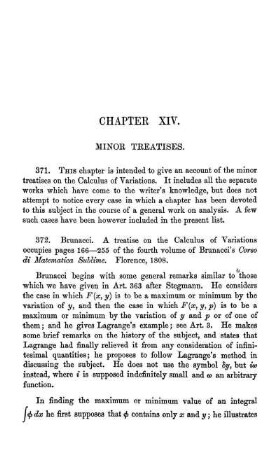 Chapter XIV. Minor Treatises.