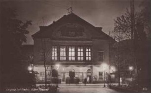 Leipzig bei Nacht: Altes Theater
