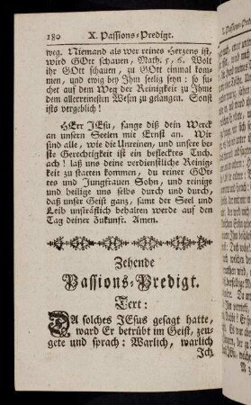 180-199, Zehende Passions-Predigt