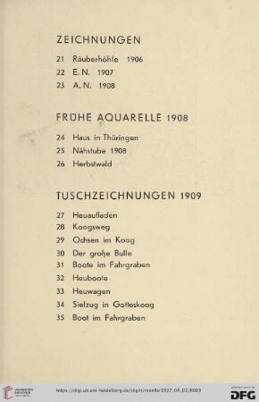 Zeichnungen (Nr. 21-23)