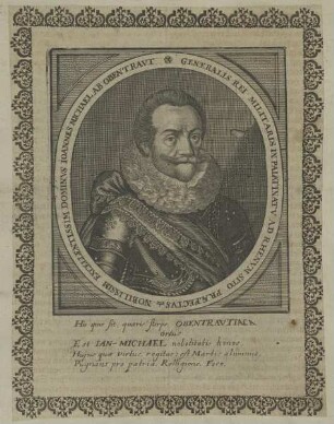 Bildnis des Ioannes Michael ab Obentravt