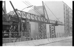 Kleinbildnegativ: Baustelle, Goltzstr. 30, 1982
