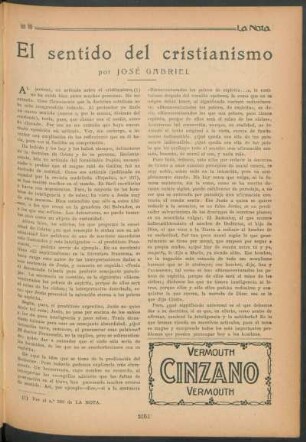 El sentido del cristianismo