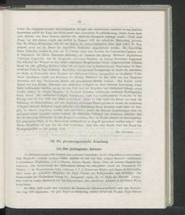 11) Das philologische Seminar.