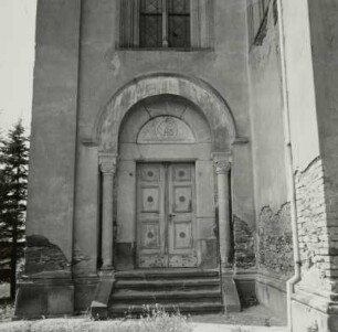 Callenberg. Katharinenkirche (1855/1859). Ost-Portal