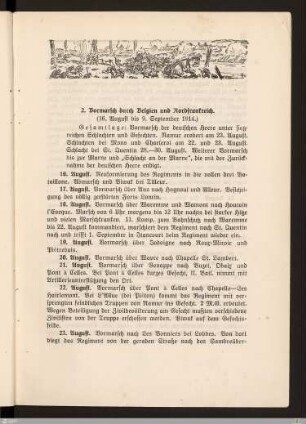 2. Vormarsch durch Belgien und Nordfrankreich