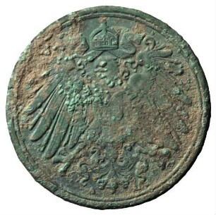 Fundmünze, Pfennig, 1900
