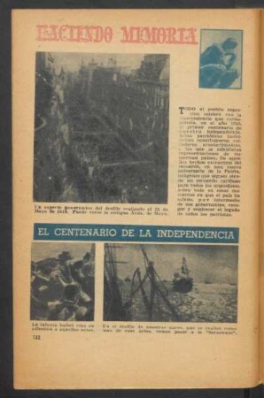 Haciendo memoria: El centenario de la independencia