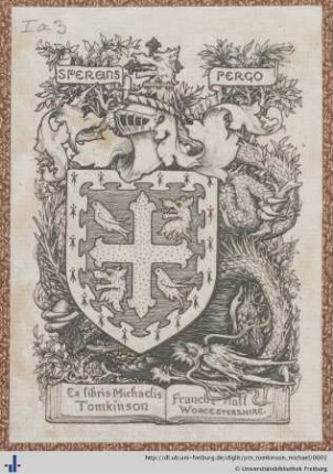 [Provenienz]: Tomkinson, Michael