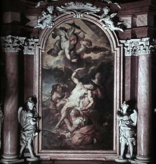 Auffindung des heiligen Sebastian nach seinem Martyrium durch die heilige Irene