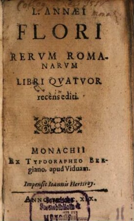 Rerum Romanarum libri IV
