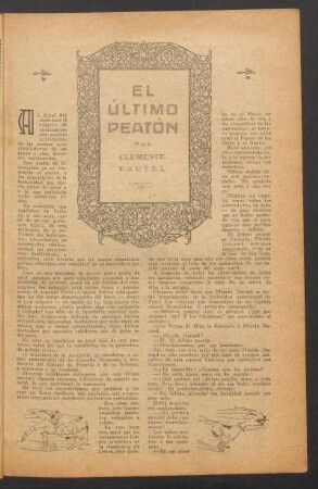 El último peatón : Ilustró Monticelli