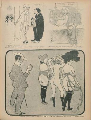 Timidité; À la renommée de la bonne pâte de guimauve; Petite mythologie parisienne, No V, Le jugement de Paris