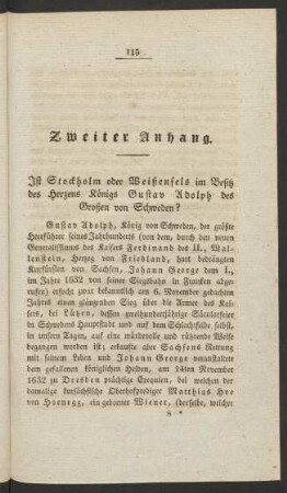 Zweiter Anhang