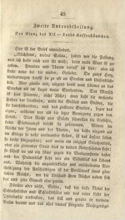 Zweite Unterabtheilung