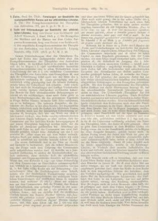 487-489 [Rezension] Gebhardt , Oscar (Hrsg.), Texte und Untersuchungen zur Geschichte der altchristlichen Litaratur
