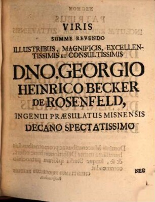 Disputatio Juridica Altera De Conjectura Pietatis