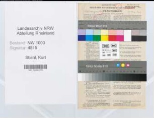 Entnazifizierung Kurt Stiehl, geb. 05.05.1916 (Finanzinspektor)