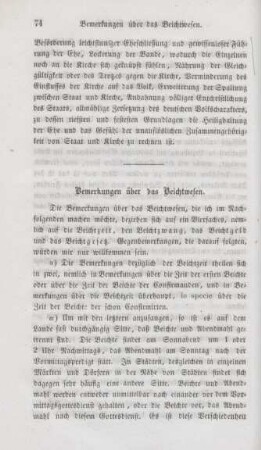 74-93 Bemerkungen über das Beichtwesen