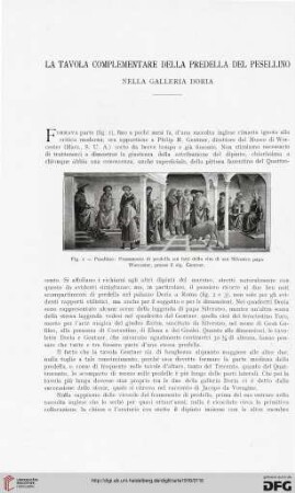 19: La tavola complementare della predella del Pesellino nella Galleria Doria