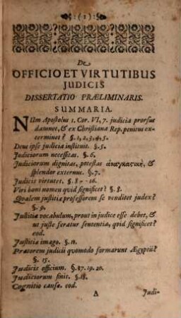 Dicastice sive de iudicum officio ... tractatus