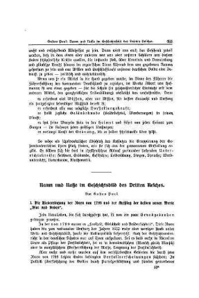 Raum und Rasse im Geschichtsbild des Dritten Reiches