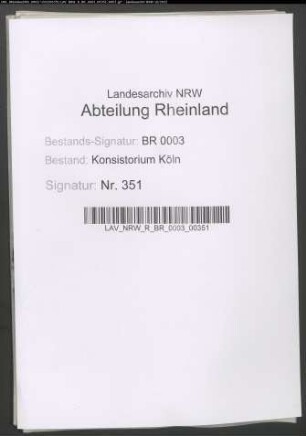 Prüfung der ev. Kandidaten der Theologie, Buchstabe B