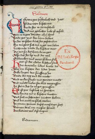 Lob der Keuschheit