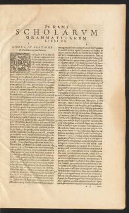 P. Rami Scholarum Grammaticarum Libri XX.