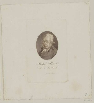 Bildnis des Joseph Benda
