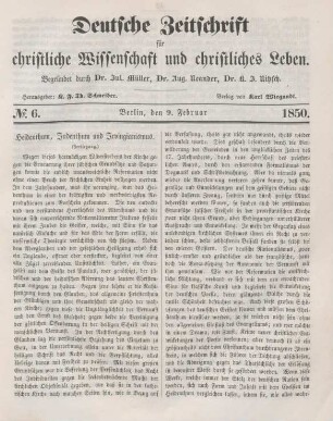 41-46 Heidenthum, Judenthum und Irvingianismus