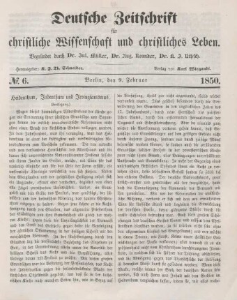 41-46 Heidenthum, Judenthum und Irvingianismus