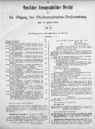 No. 22, 13. Juni 1901