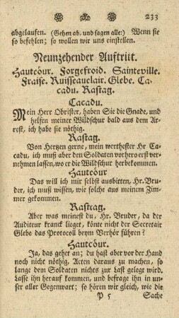 Neunzehender Auftritt