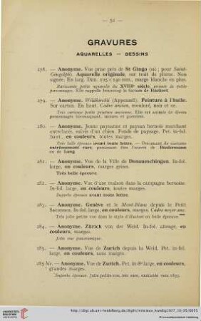 Gravures (Nr. 278-623)